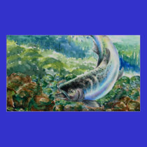 Chinook Salmon Business Card business cards