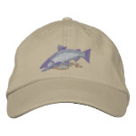 Chinook Salmon Embroidered Baseball Caps