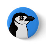 Birdorable Chinstrap Penguin Round Button