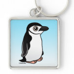 Birdorable Chinstrap Penguin Premium Square Keychain