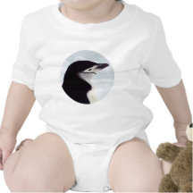 Chinstrap Penguin Portrait Baby Bodysuit