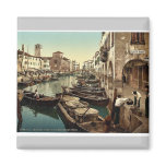 Chioggia, fish market, Venice, Italy vintage Photo Refrigerator Magnets