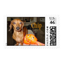 Chip and Crab Postage Stamp