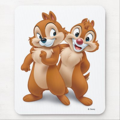 Chip and Dale Disney mousepads