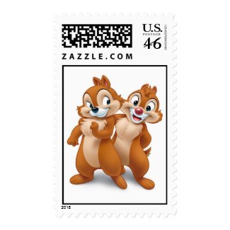 Chip and Dale Disney stamp