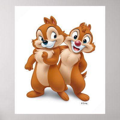 Chip and Dale Disney posters