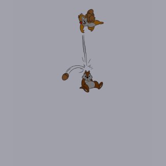 Chip and Dale Nut Fight Disney shirt