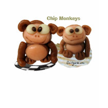 Chip Monkeys Kids Funny T Shirt