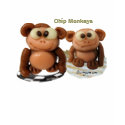 Chip Monkeys Kids Funny T Shirt by zooogle Chip Monkeys Kids Funny T Shirt