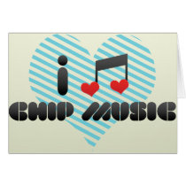 Chip Music fan Greeting Card