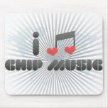 Chip Music fan Mouse Pads