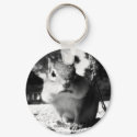Chipmunk black&white - Keychain