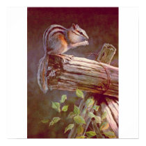 CHIPMUNK by SHARON SHARPE posters