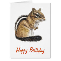 Chipmunk Cutie Cards