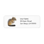 Chipmunk Cutie Custom Return Address Label