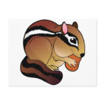 Chipmunk Design Postcards