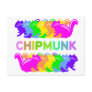 Chipmunk illustration (16) postcard