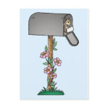Chipmunk in a Mailbox Postcard