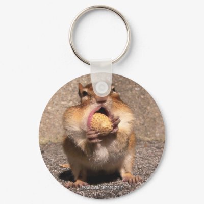 Chipmunk - Keychain by ForTheAnimals