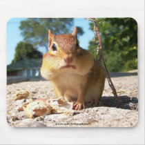 Chipmunk - mousepad by ForTheAnimals Chipmunk - mousepad