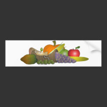 Chipmunk on Cornucopia bumper stickers