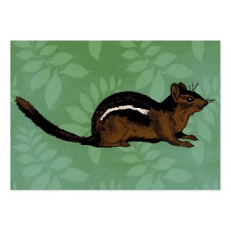 Chipmunk Painting Business Card Templates