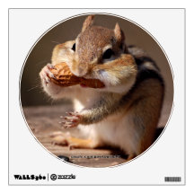 Chipmunk Stuffing His Face Wall Decor