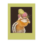 chipmunk, chippie, clover, animal lover