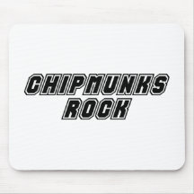 Chipmunks Rock Mouse Pad