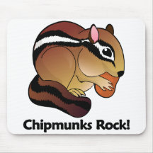 Chipmunks Rock! Mousepads