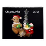 Chipmunks (squirrel) , Calendar