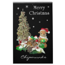 Chipmunks (squirrel) , Calendar