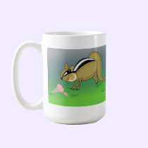 Chipmunks with Ice Cream Cones mugs