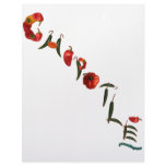 Chipotle Chili Peppers Letterhead Template
