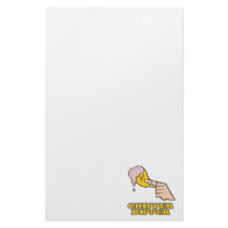 chipper dipper chip dip stationery design
