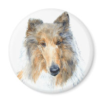 Chipper the Collie Magnet