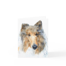 Chipper the Collie Notecard