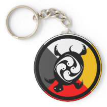 Chippewa Dodem Miskwaadesi keychains