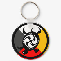 Chippewa Dodem Miskwaadesi keychains