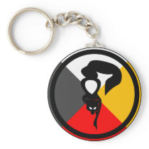 Chippewa Dodem Waabizheshi keychains