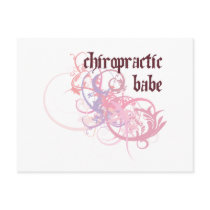 Chiropractic Babe postcards