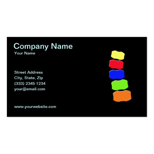 Chiropractic business card
