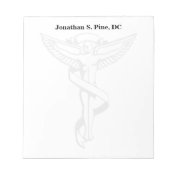 Chiropractic Emblem Personalized Notepad