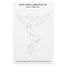 Chiropractic Emblem Stationery