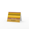 Chiropractic Golden Stripe Design cards
