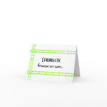 Chiropractic Green Link Design Greeting Cards