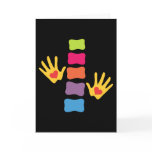Chiropractic Hands and Spine Blank Card