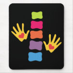 Chiropractic Hands and Spine Mousepad mousepads