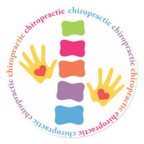 Chiropractic Hands and Spine Stickers by chiropracticbydesign Chiropractic Hands and Spine Stickers