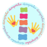Chiropractic Hands and Spine Stickers